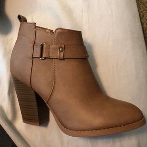 Brown booties